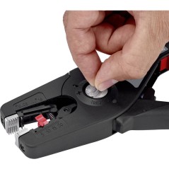 Knipex PreciStrip16 Cable Cutter - Precision Cutting Tool for Effortless Cable Stripping | 4003773085829